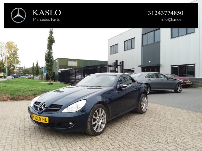 Mercedes SLK 3.0 280 V6 24V Sloopvoertuig (2007, Metallic, Blauw)