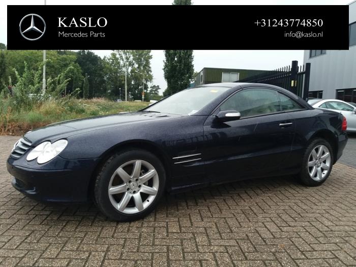 Mercedes SL 3.7 SL-350 V6 18V Sloopvoertuig (2005, Donker, Blauw)