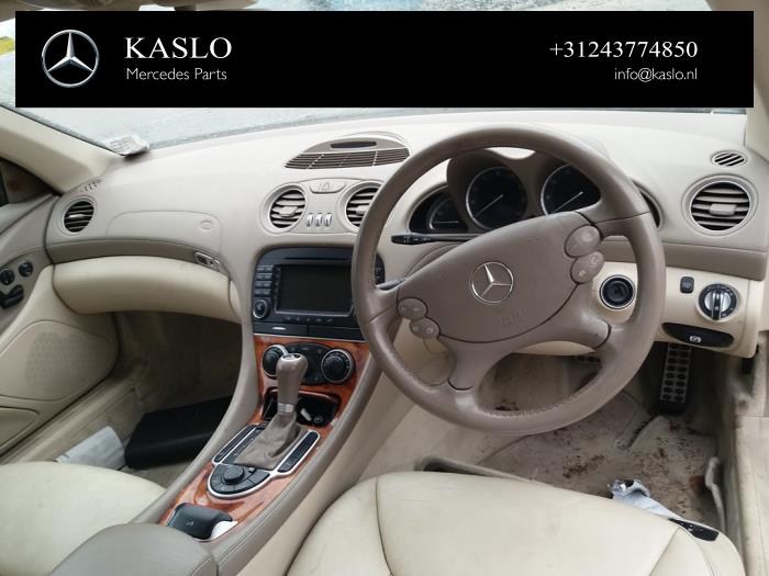 Mercedes SL 3.7 SL-350 V6 18V Sloopvoertuig (2005, Donker, Blauw)