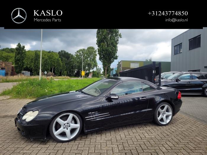 Mercedes SL 5.0 SL-500 V8 24V Sloopvoertuig (2002, Metallic, Zwart)