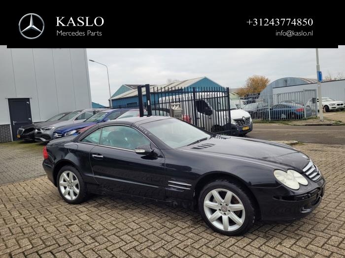 Mercedes SL 5.0 SL-500 V8 24V Sloopvoertuig (2003, Metallic, Zwart)