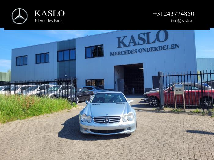 Mercedes SL 5.0 SL-500 V8 24V Sloopvoertuig (2004, Metallic, Zilver)