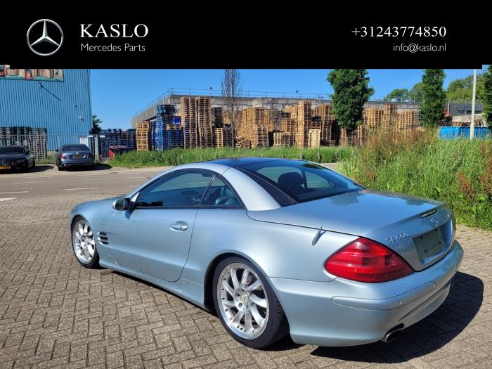 Mercedes SL 5.0 SL-500 V8 24V Sloopvoertuig (2004, Metallic, Zilver)