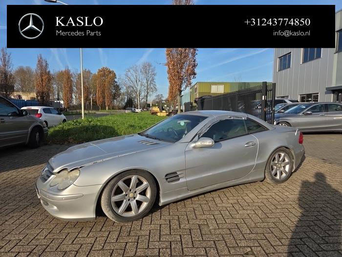 Mercedes SL 5.0 SL-500 V8 24V Sloopvoertuig (2003, Metallic, Zilver)