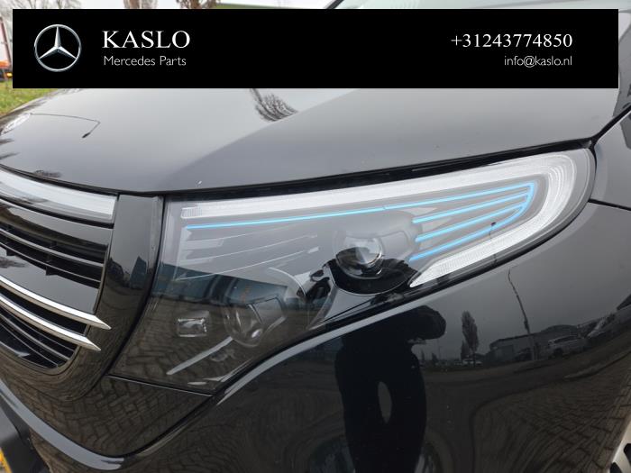 Mercedes EQC 400 4-Matic Sloopvoertuig (2020, Metallic, Zwart)