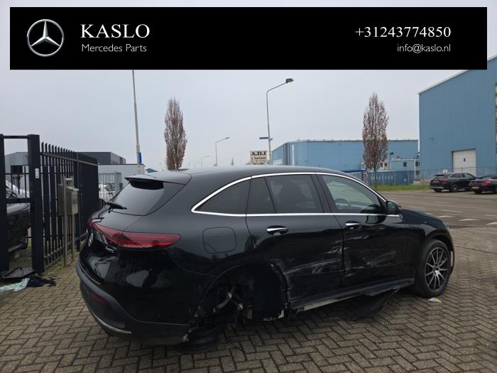 Mercedes EQC 400 4-Matic Sloopvoertuig (2020, Metallic, Zwart)