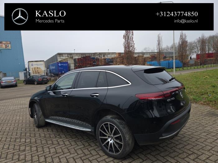 Mercedes EQC 400 4-Matic Sloopvoertuig (2020, Metallic, Zwart)