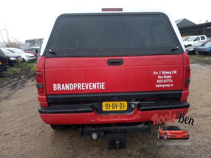Dodge Ram 3500 5.2 1500 4x2 Kat. Schadevoertuig (1997, Rood, Wit)