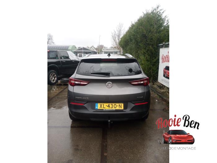 Opel Grandland 1.2 Turbo 12V Sloopvoertuig (2019, Grijs)