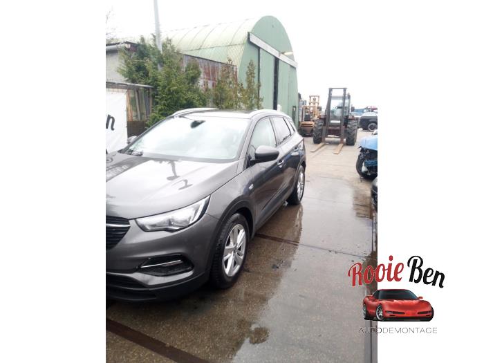 Opel Grandland 1.2 Turbo 12V Sloopvoertuig (2019, Grijs)