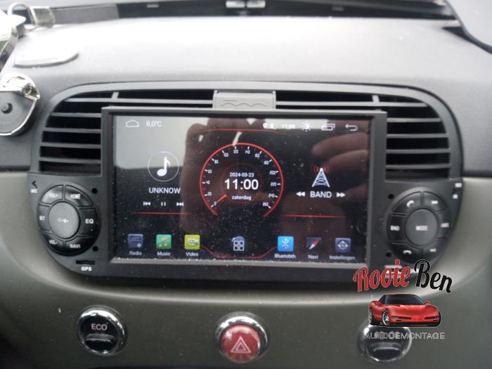 Fiat 500 1.2 Sloopvoertuig (2009, Metallic, Groen)