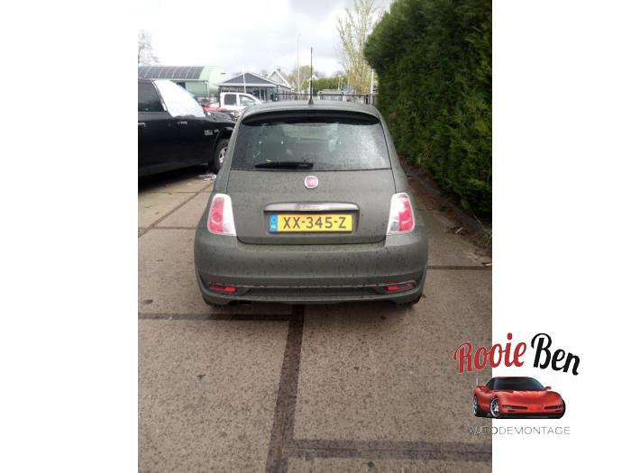 Fiat 500 1.2 Sloopvoertuig (2009, Metallic, Groen)