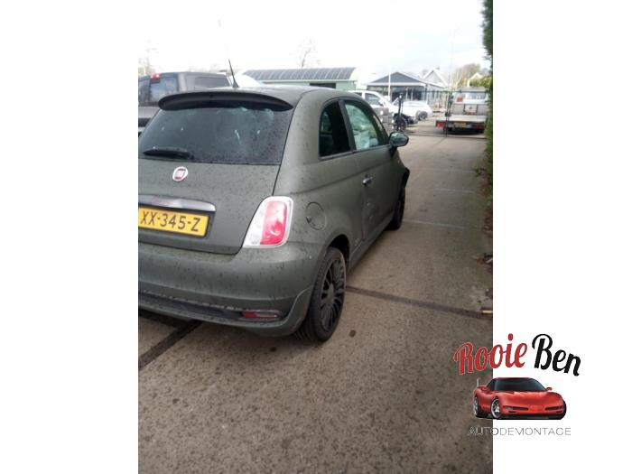 Fiat 500 1.2 Sloopvoertuig (2009, Metallic, Groen)