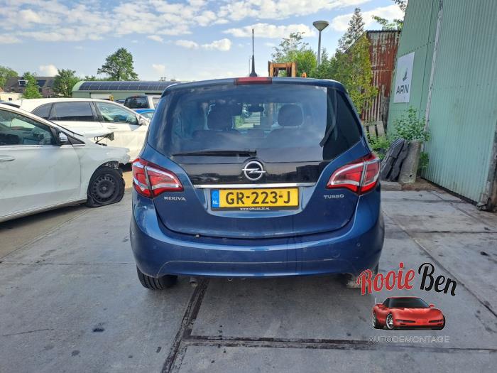 Opel Meriva 1.4 Turbo 16V ecoFLEX Sloopvoertuig (2015, Blauw)