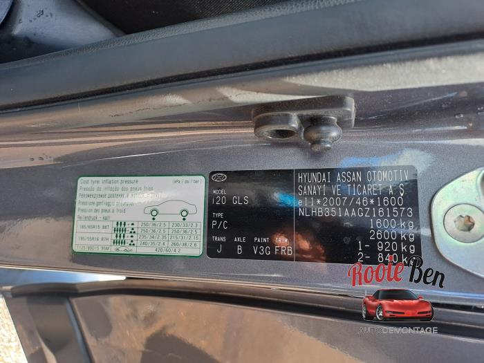 Hyundai i20 1.0 T-GDI 100 12V Sloopvoertuig (2016, Grijs)