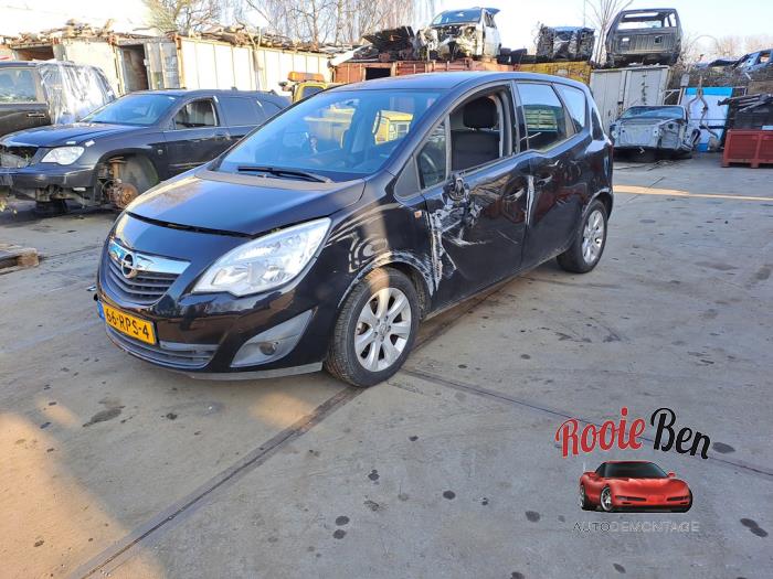 Opel Meriva 1.4 Turbo 16V ecoFLEX Schadevoertuig (2011, Zwart)