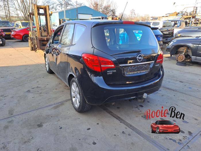 Opel Meriva 1.4 Turbo 16V ecoFLEX Schadevoertuig (2011, Zwart)