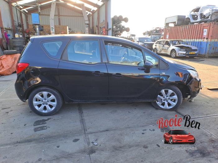 Opel Meriva 1.4 Turbo 16V ecoFLEX Schadevoertuig (2011, Zwart)