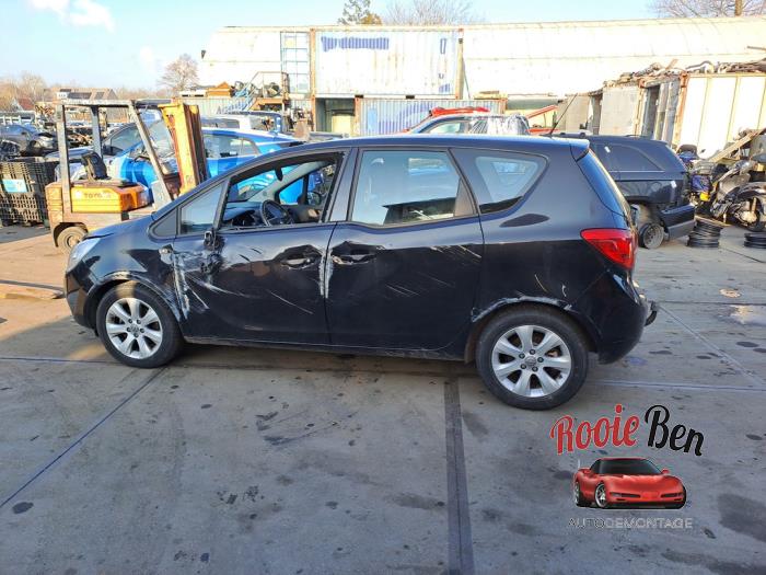 Opel Meriva 1.4 Turbo 16V ecoFLEX Schadevoertuig (2011, Zwart)