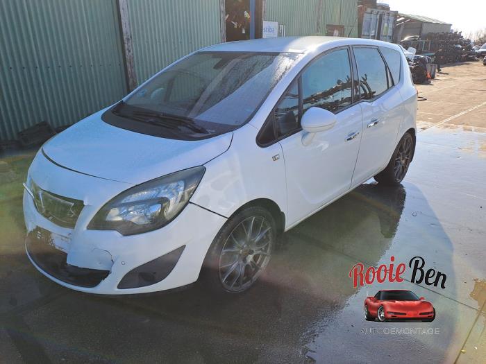 Opel Meriva 1.4 Turbo 16V Ecotec Sloopvoertuig (2010, Wit)