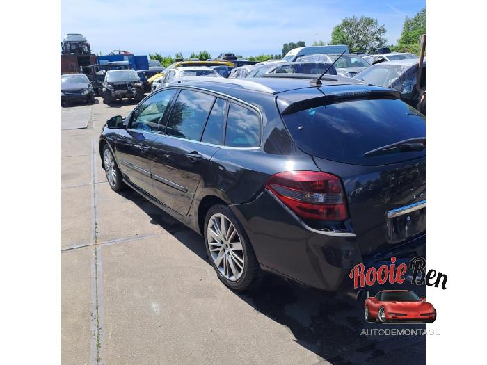 Renault Laguna III Estate 2.0 Turbo 16V GT Schadevoertuig (2010, Zwart)