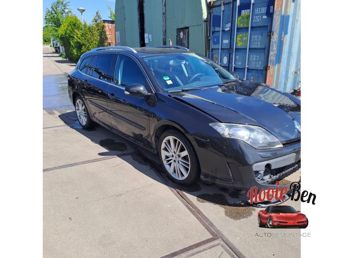Renault Laguna III Estate 2.0 Turbo 16V GT Schadevoertuig (2010, Zwart)