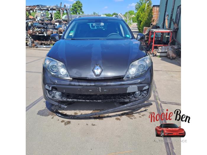 Renault Laguna III Estate 2.0 Turbo 16V GT Schadevoertuig (2010, Zwart)