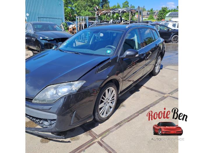 Renault Laguna III Estate 2.0 Turbo 16V GT Schadevoertuig (2010, Zwart)