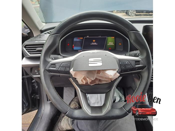 Seat Leon 1.0 TSI 12V Sloopvoertuig (2022, Grijs)