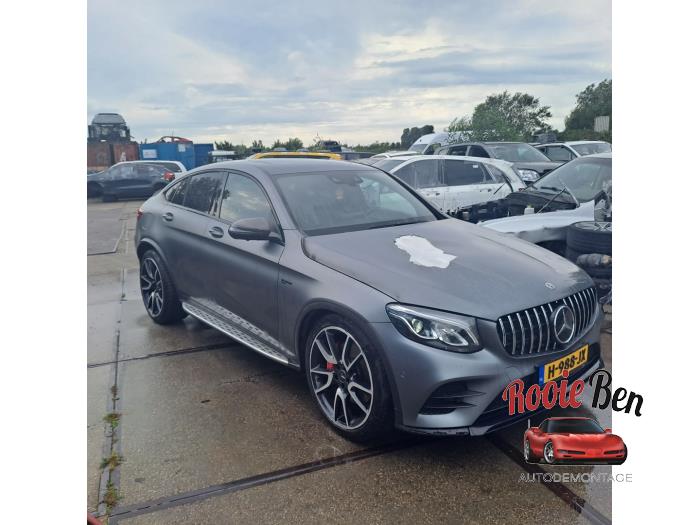 Mercedes GLC Coupé AMG 3.0 43 AMG V6 Turbo 4-Matic Sloopvoertuig (2019, Grijs)