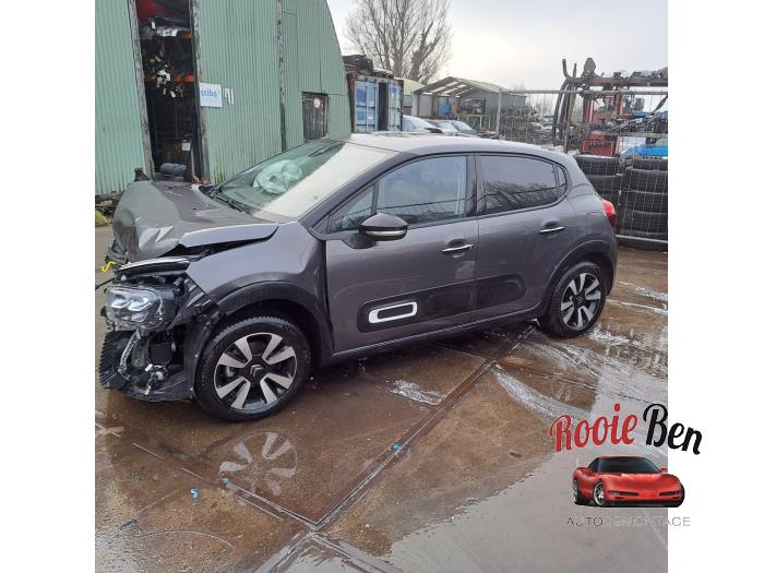 Citroen C3 1.2 Vti 12V PureTech Schadevoertuig (2024, Grijs)