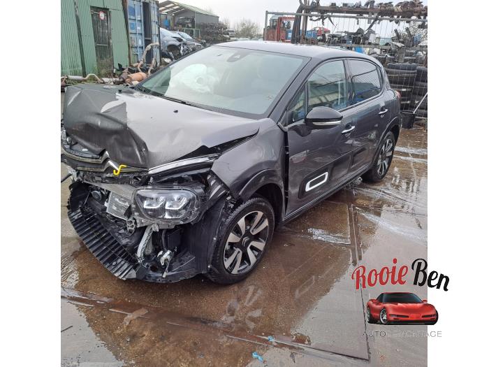 Citroen C3 1.2 Vti 12V PureTech Schadevoertuig (2024, Grijs)