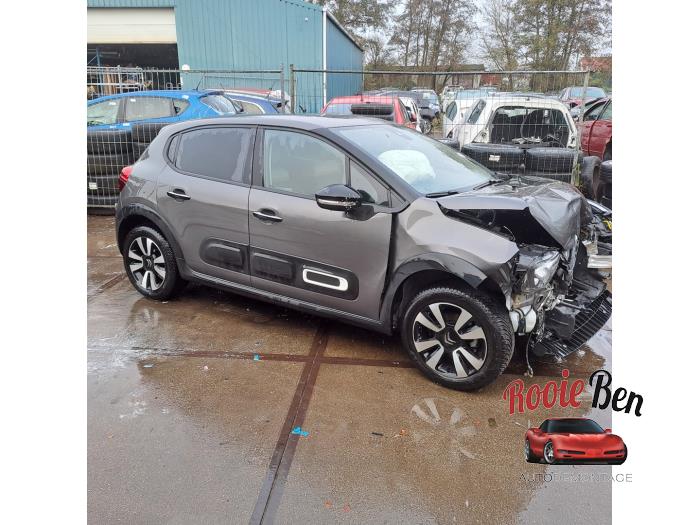 Citroen C3 1.2 Vti 12V PureTech Schadevoertuig (2024, Grijs)