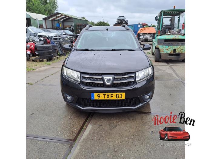 Dacia Logan MCV II/III/Sandero Wagon 0.9 TCE 12V Schadevoertuig (2014, Zwart)