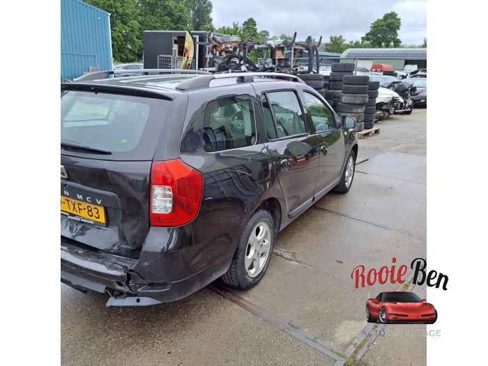 Dacia Logan MCV II/III/Sandero Wagon 0.9 TCE 12V Schadevoertuig (2014, Zwart)
