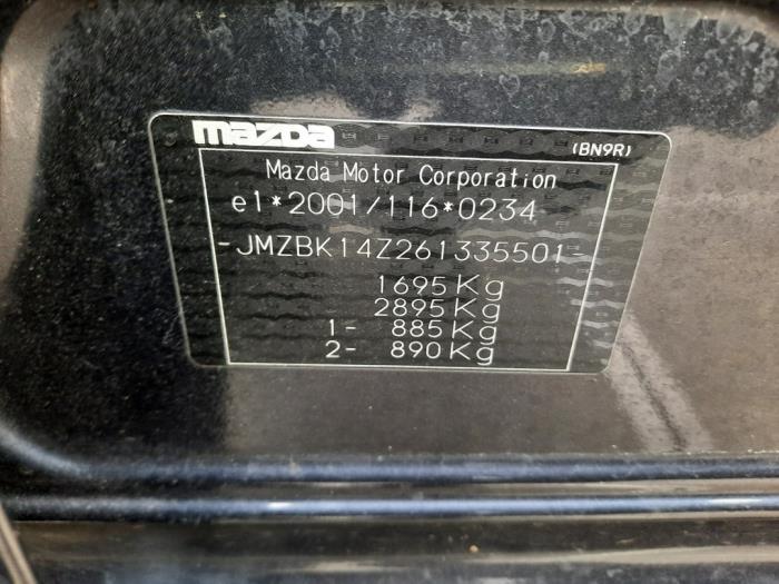 Mazda 3 Sport 1.6i 16V Sloopvoertuig (2006, Grijs)