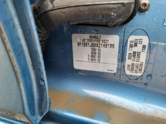 Renault Clio III 1.2 16V 75 Sloopvoertuig (2010, Blauw)