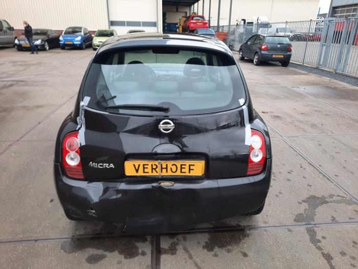 Nissan Micra 1.4 16V Sloopvoertuig (2003, Zwart)