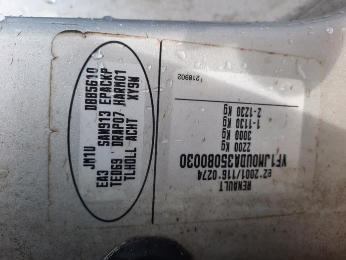 Renault Grand Scénic II 2.0 16V Sloopvoertuig (2006, Grijs)