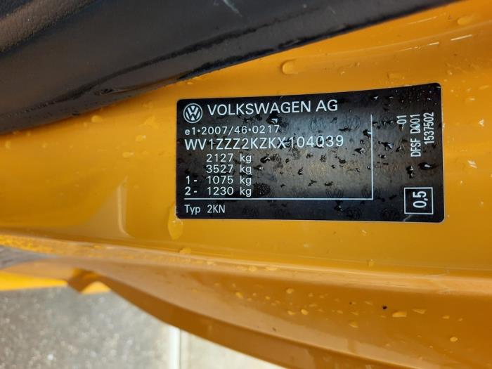 Volkswagen Caddy IV 2.0 TDI 75 Sloopvoertuig (2019, Geel)