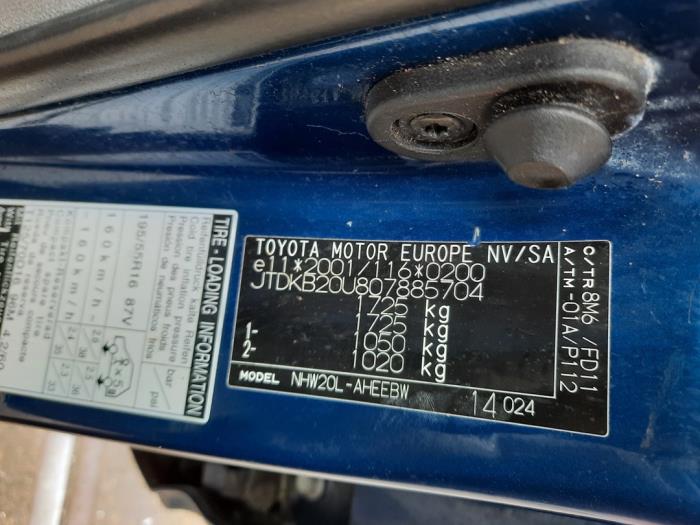 Toyota Prius 1.5 16V Sloopvoertuig (2009, Blauw)