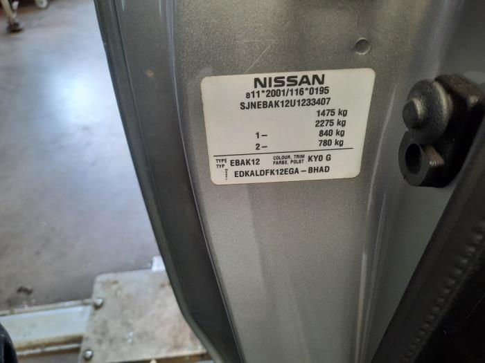 Nissan Micra 1.2 16V Sloopvoertuig (2004, Grijs)