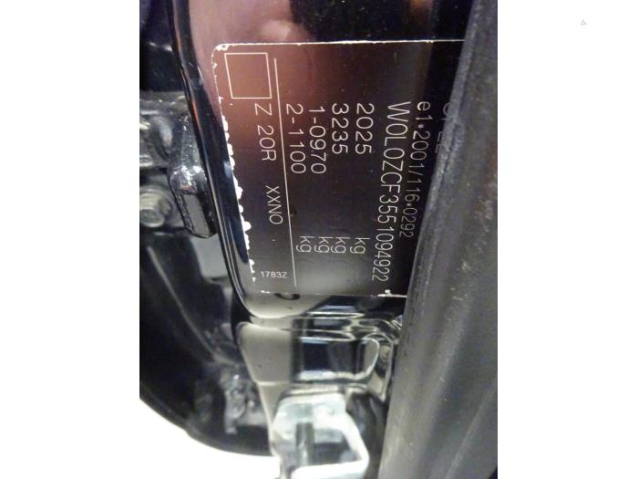 Opel Vectra C Caravan 1.8 16V Sloopvoertuig (2005, Zwart)