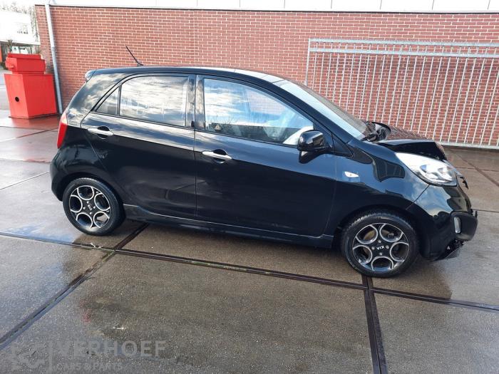 Kia Picanto 1.0 12V Sloopvoertuig (2014, Zwart)