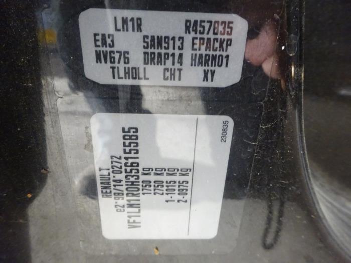 Renault Megane II 1.6 16V Sloopvoertuig (2006, Zwart)