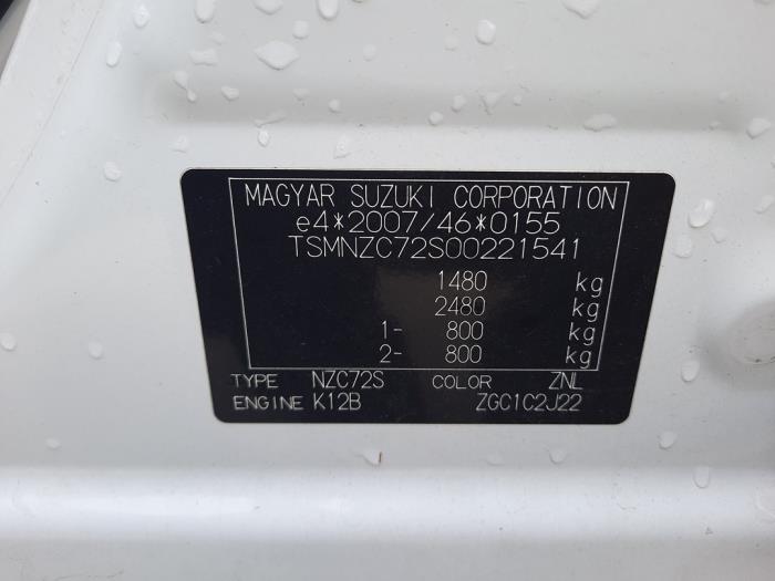 Suzuki Swift 1.2 16V Sloopvoertuig (2013, Wit)