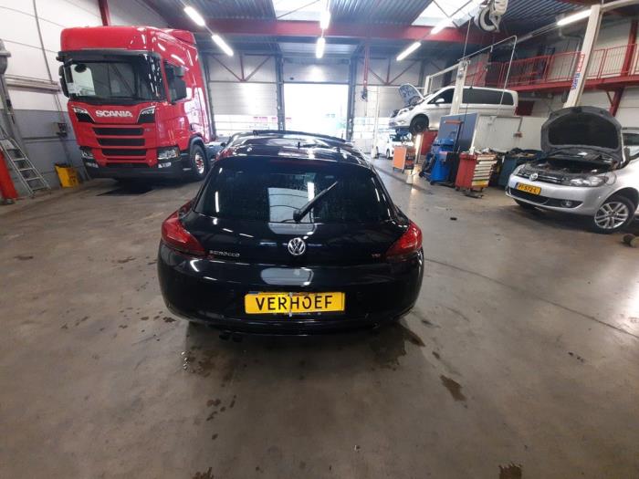 Volkswagen Scirocco 1.4 TSI 160 16V Sloopvoertuig (2011, Zwart)