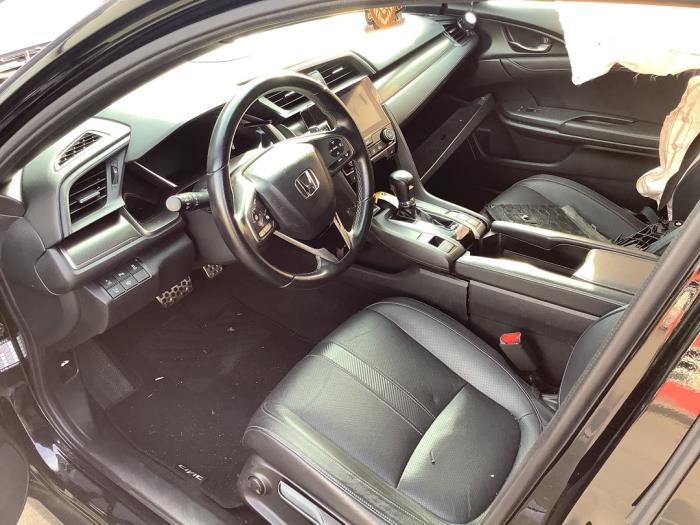 Honda Civic 1.0i VTEC Turbo 12V Sloopvoertuig (2018, Zwart)