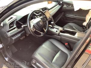 Honda Civic 1.0i VTEC Turbo 12V Sloopvoertuig (2018, Zwart)