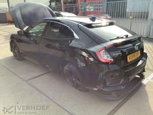 Honda Civic 1.0i VTEC Turbo 12V Sloopvoertuig (2018, Zwart)